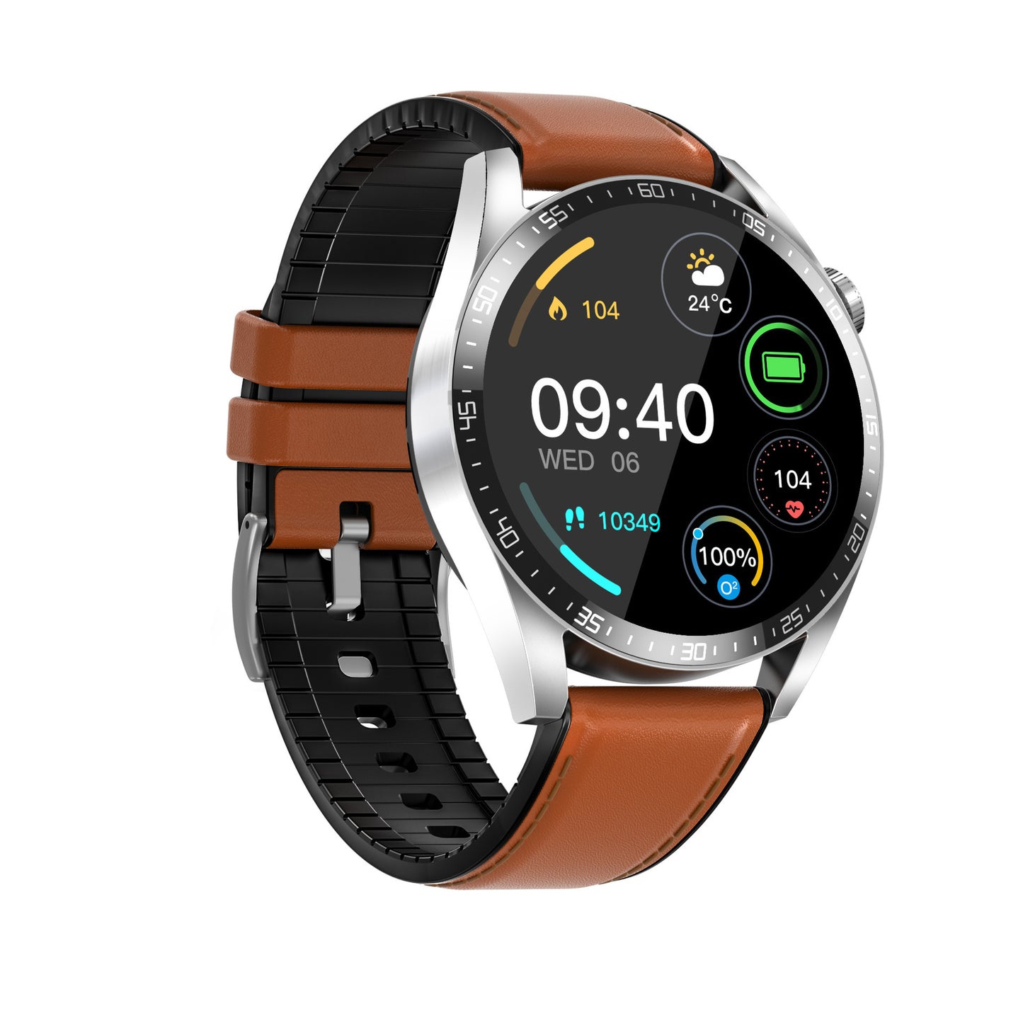 Smart Watch with Music, AI Voice, and Health Monitoring.