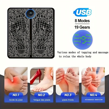 Electric USB Foot Massager for Pain Relief and Relaxation